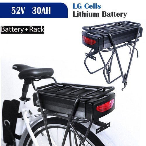 Rear rack bike battery - e-bike, 52v