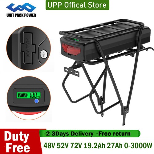 Bike battery 52v 48v 30ah - 52v,