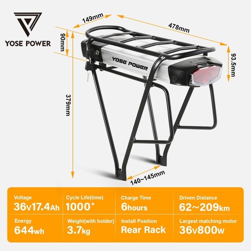 36v17 4ah ebike lithium ion - 36v17.4ah, lithium-ion