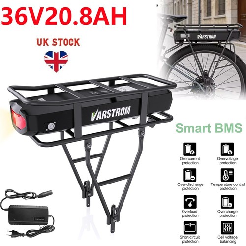 36v 8ah rear rack - 36v, battery
